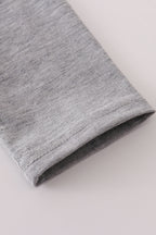 Alabama embroidery gingham pants set