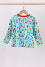 Mint Dr. Seuss smocked top