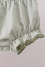 Lawb of god applique plaid bloomer set